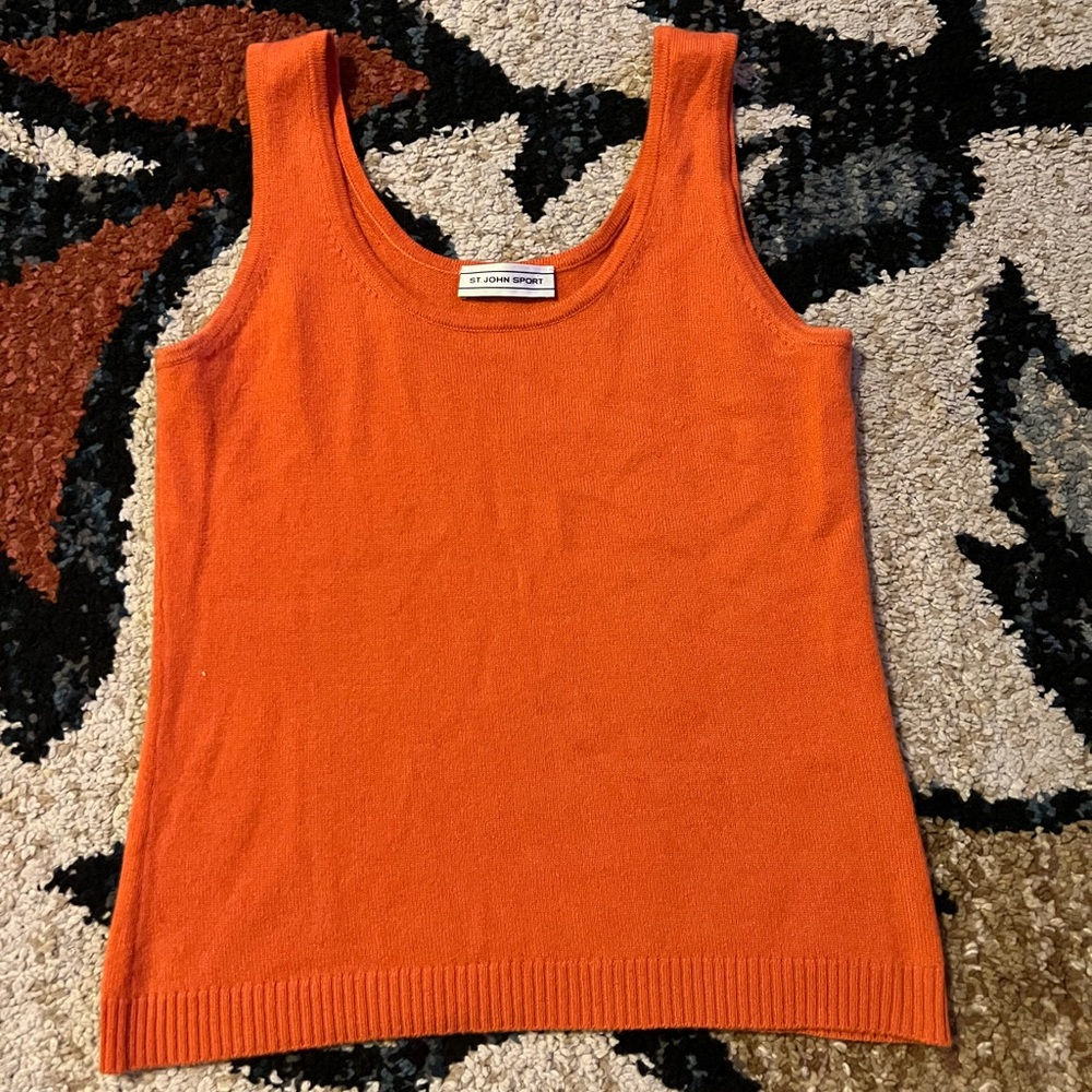 St. John Sport Knit Tank Top